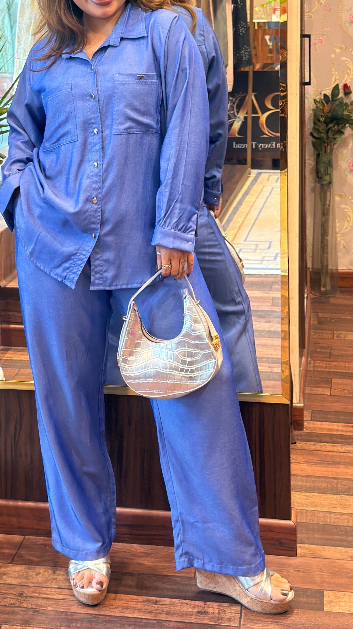 Blue Muse Co-Ord Set