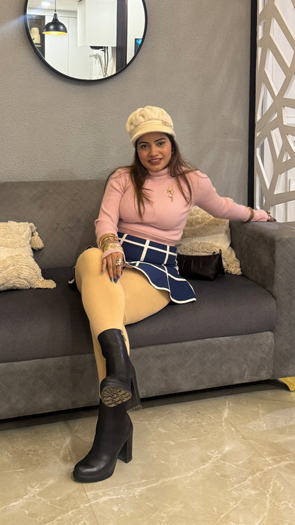 Warm Beige Winter Leggings