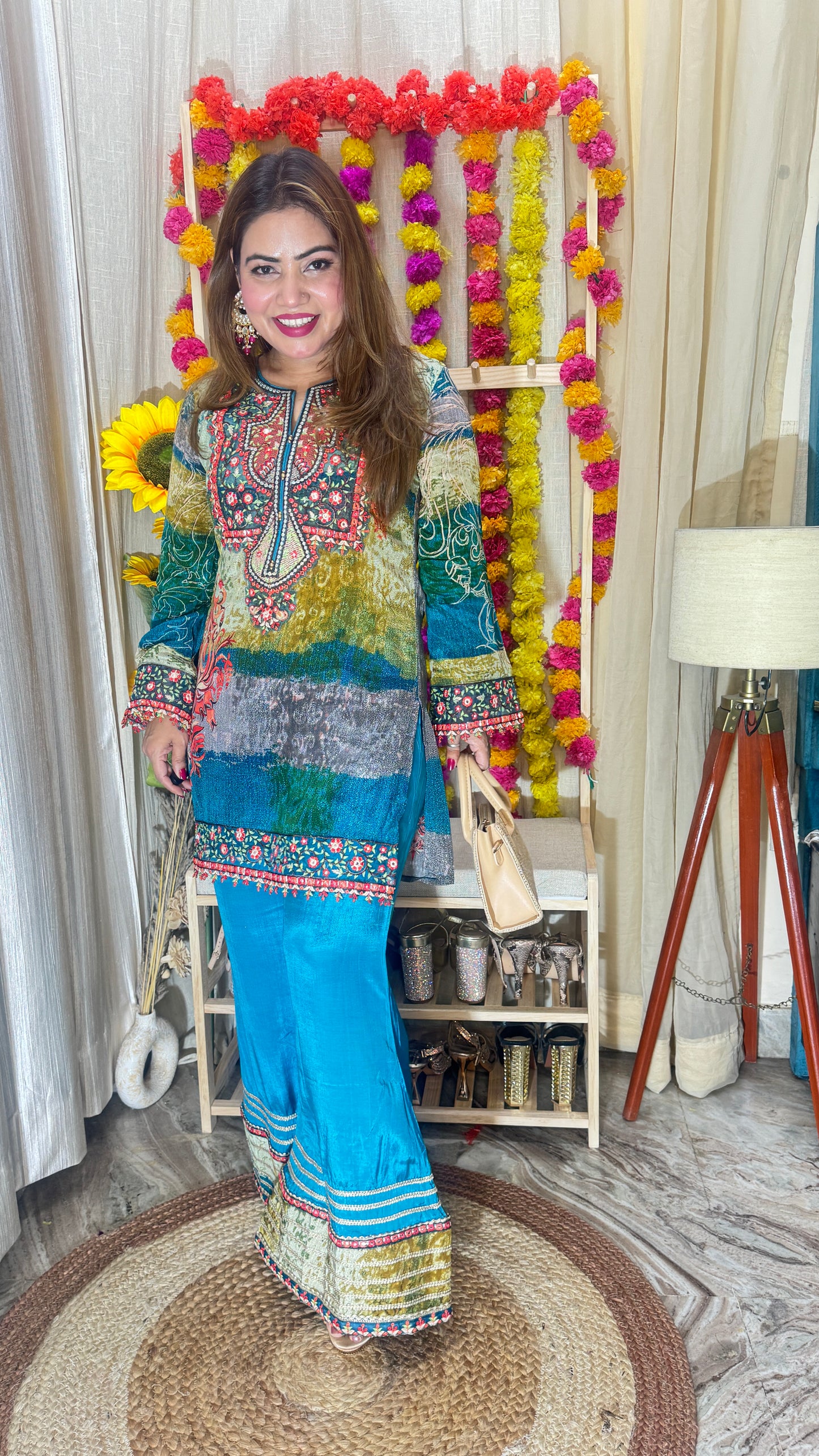 CLASSIC CREPE PLAZA SALWAR SUIT