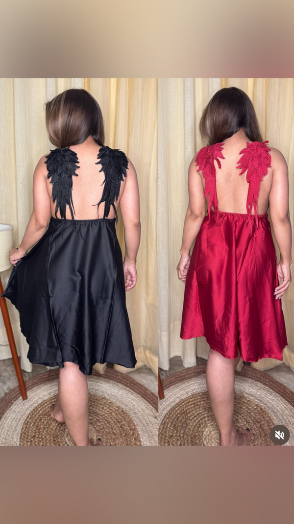 Sleep like an angel in our luxe satin nightwear