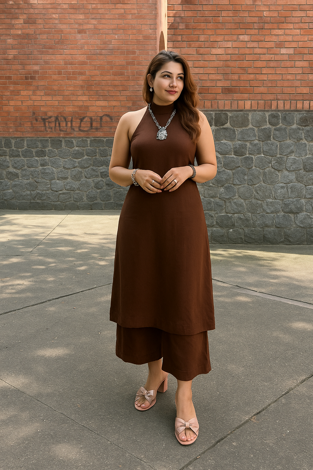 Indo-Western Kurti cord set