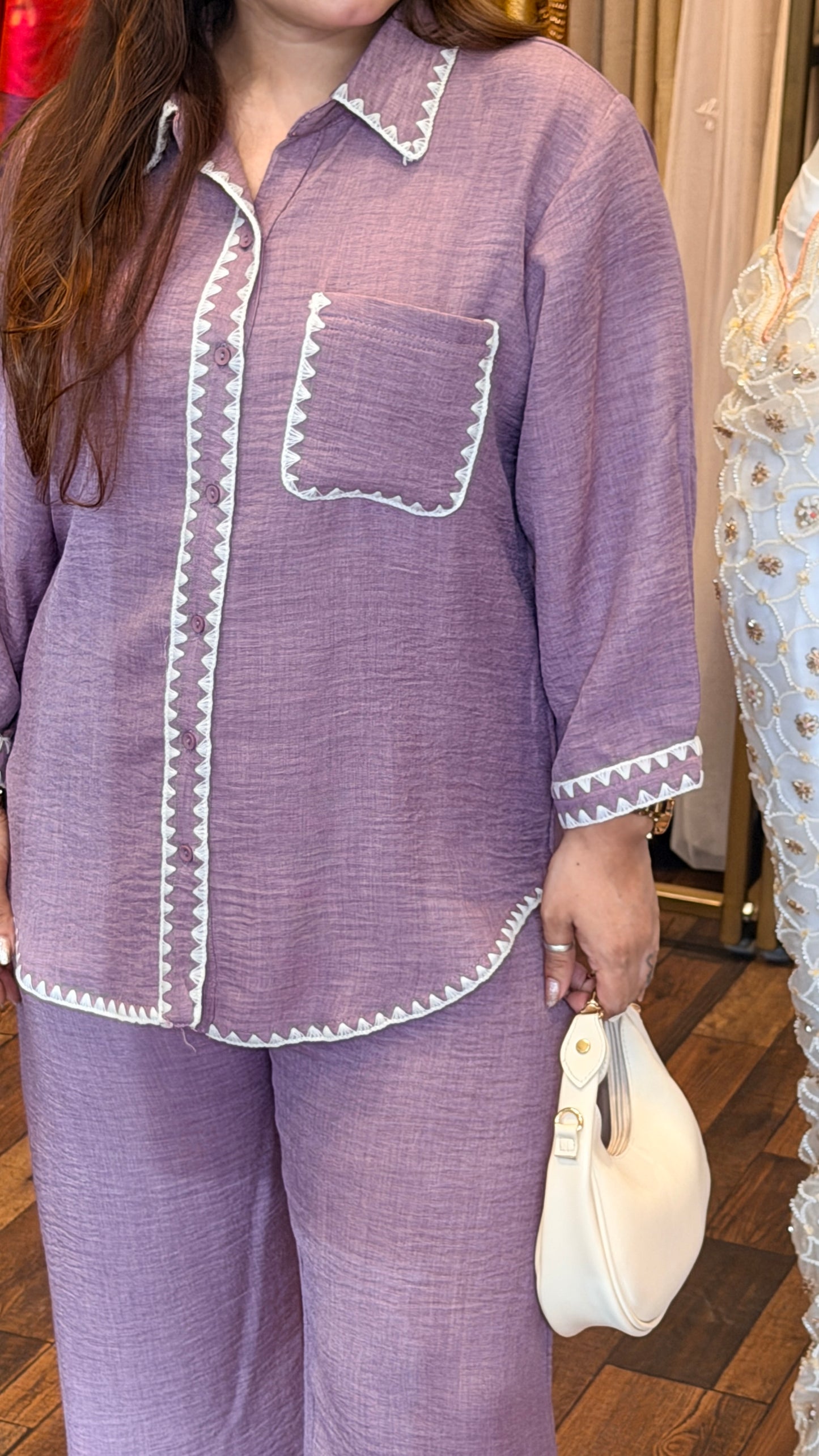 Effortless Chic Co-ord Set with Contrast Detailing
