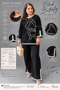 Abstract Black Co-Ord Set