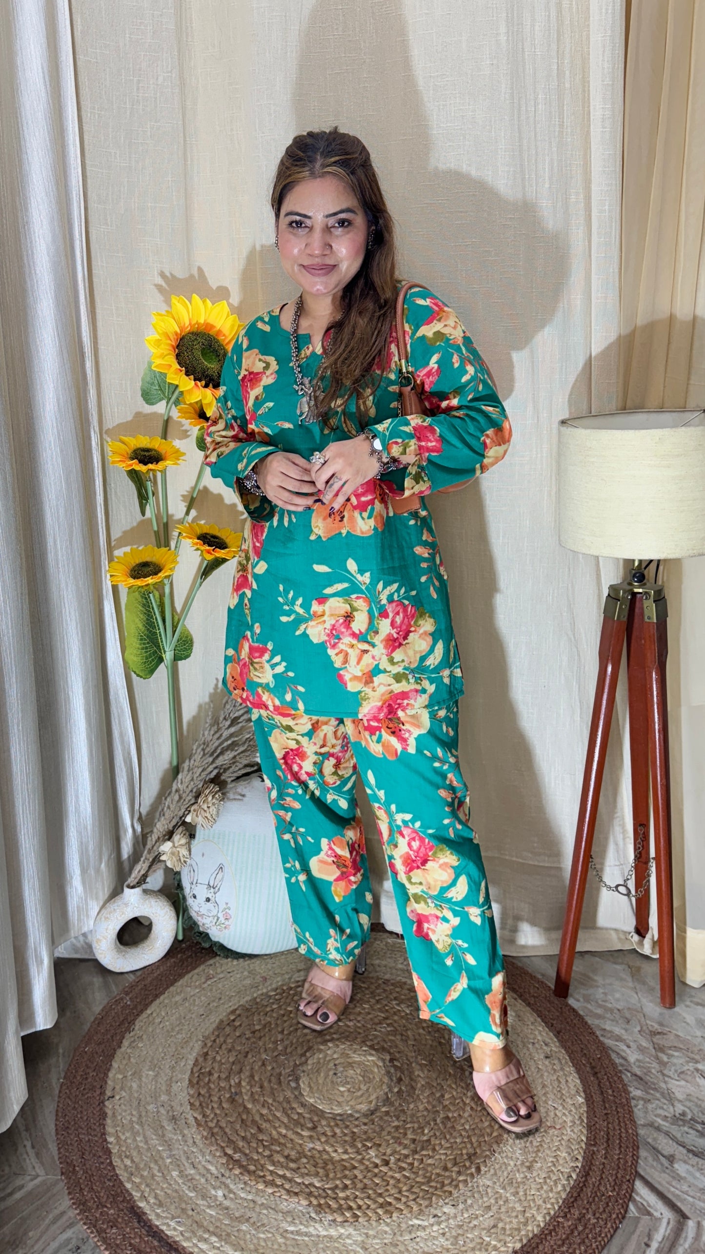 Cotton printed Co-ord set