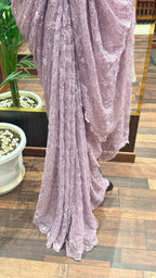 Saree with Sculpted Corset