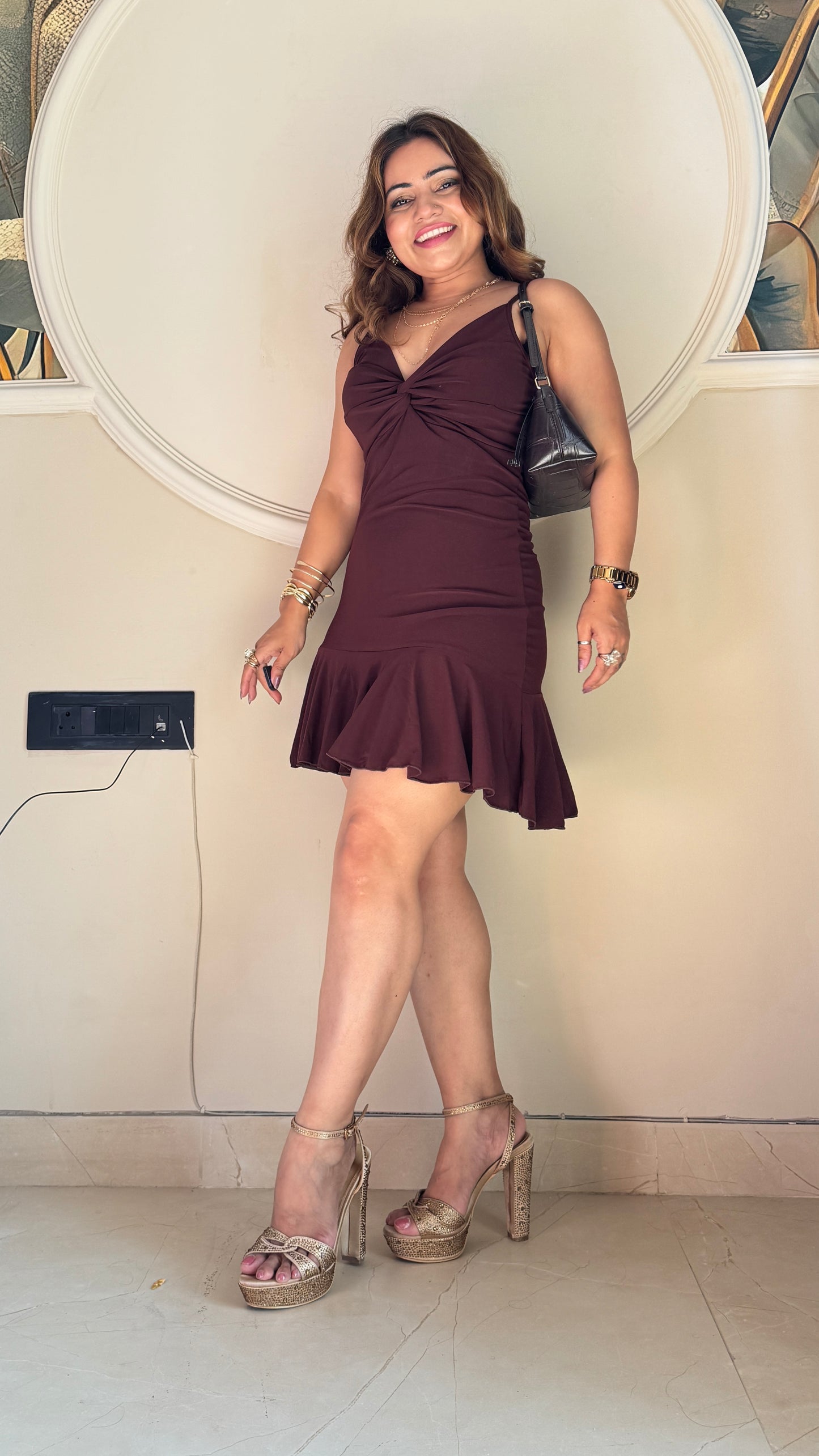 Ruffle Mini Dress