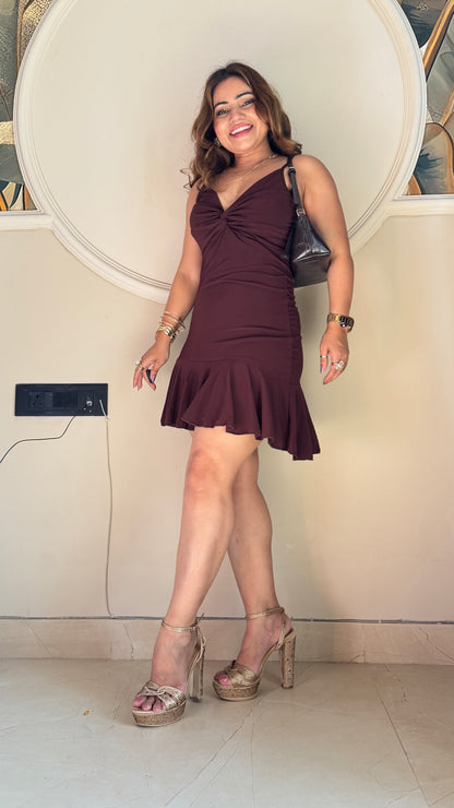 Ruffle Mini Dress