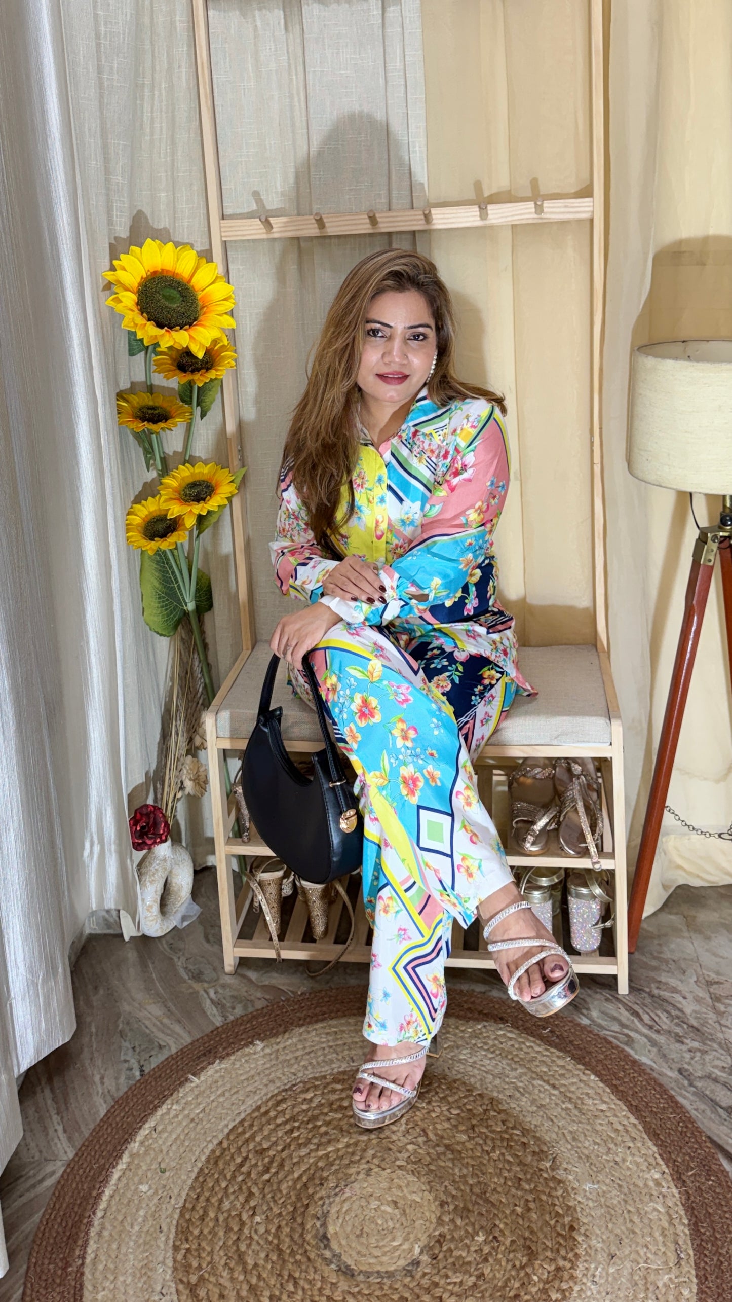 Floral Printed Co-Ord Set | Shirt & Pant Set