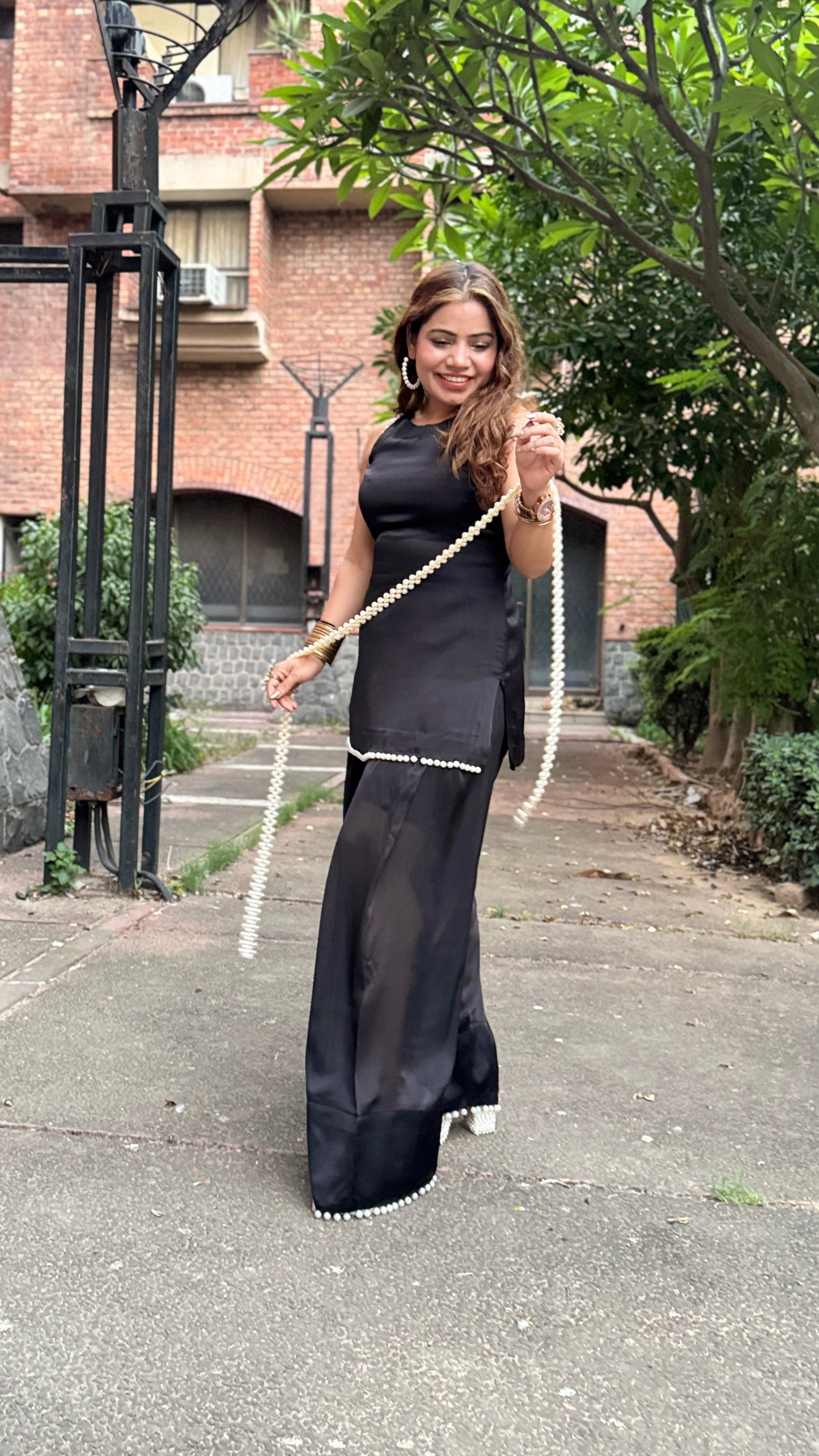 Classic Black Farsi Salwar Set