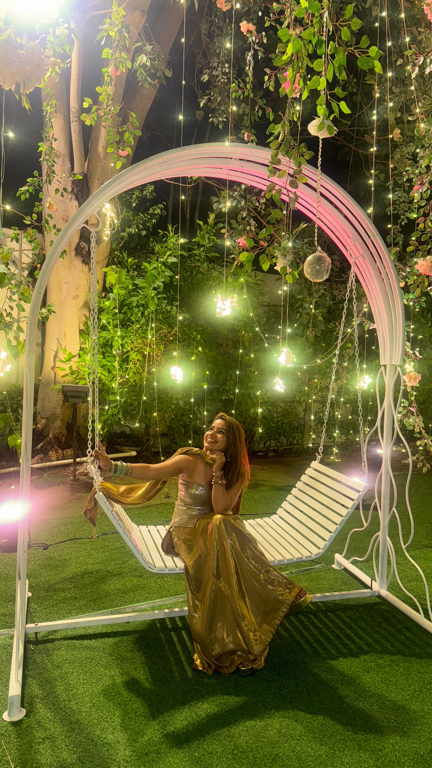 Golden Glam Indo-Western Palazzo Set