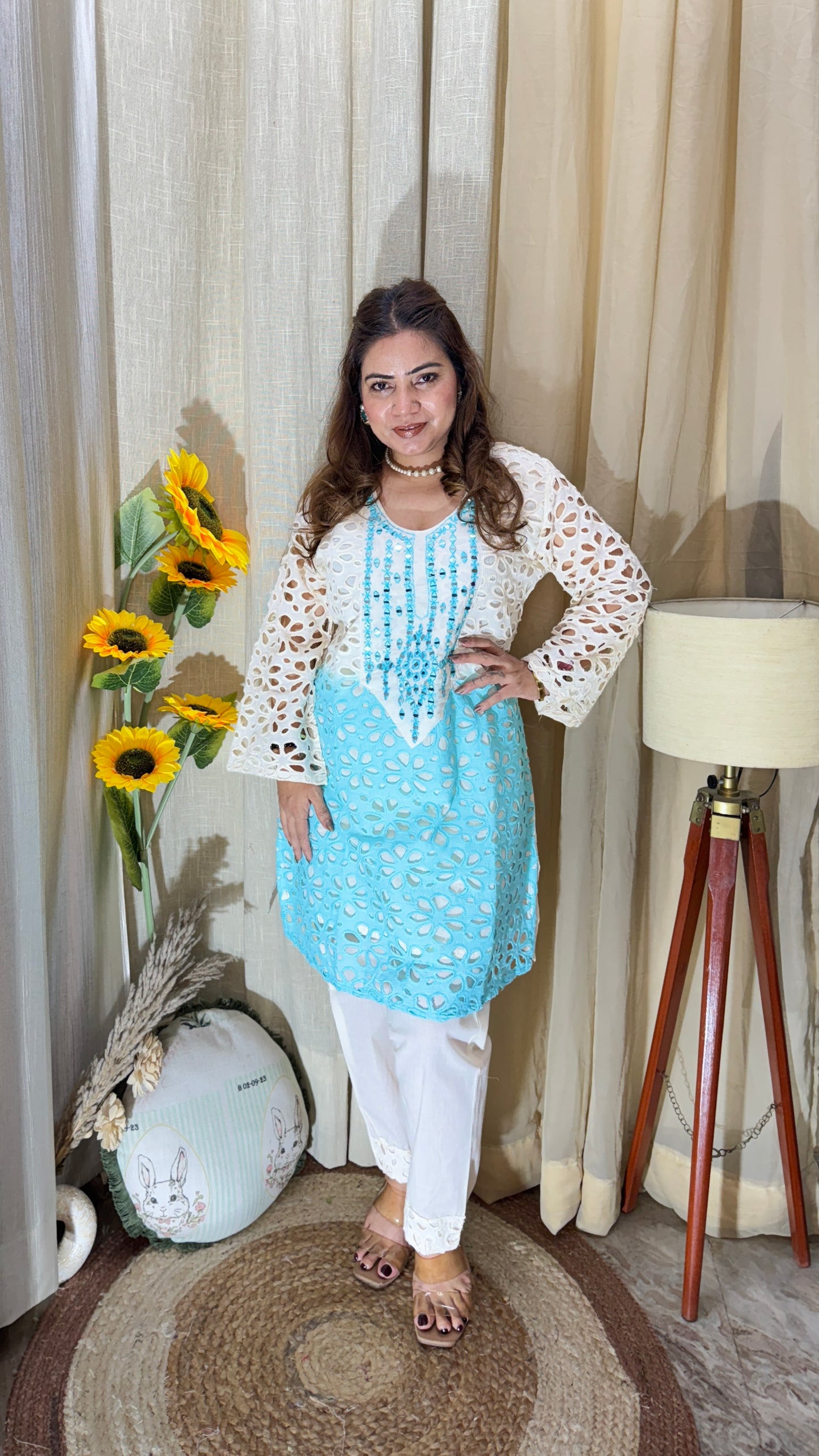 Mirror Work Embroidered Co-Ord Set