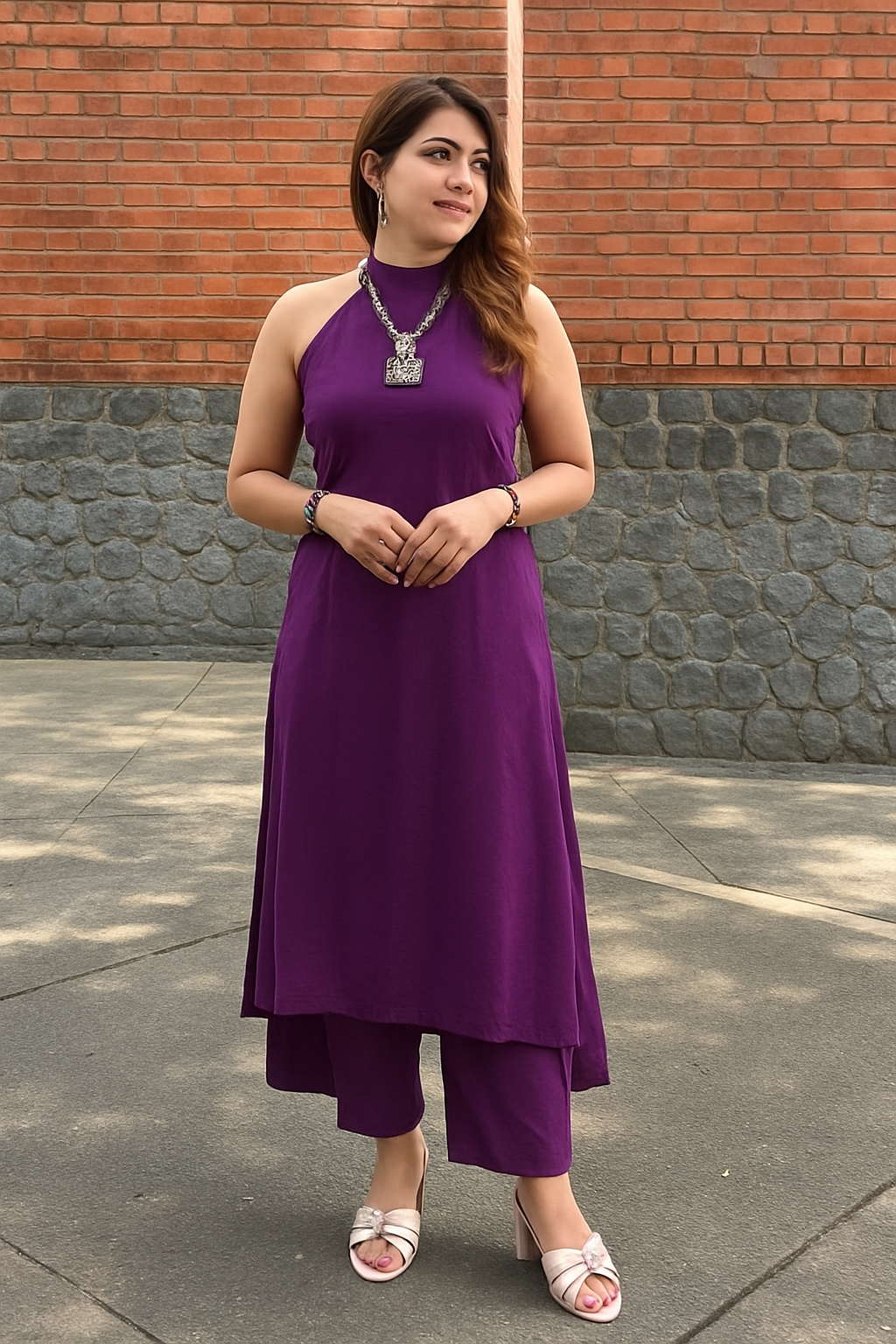 Indo-Western Kurti cord set