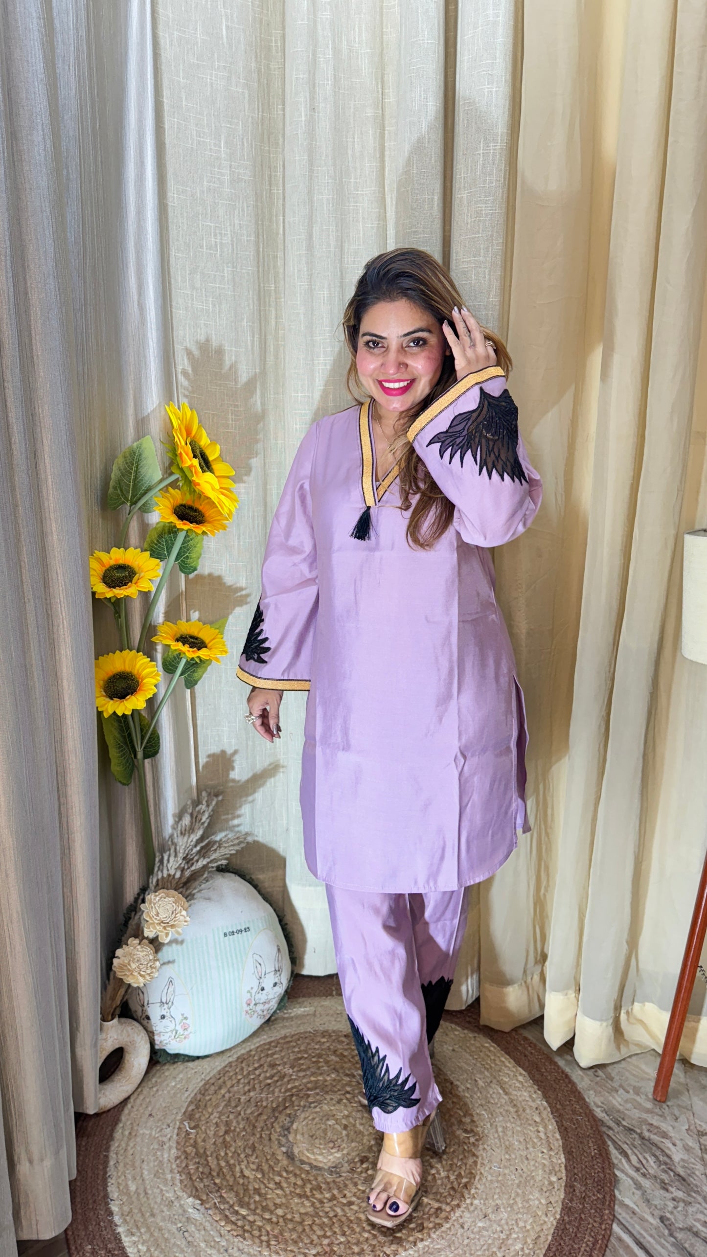 Elegant Embroidered Co-ord Set