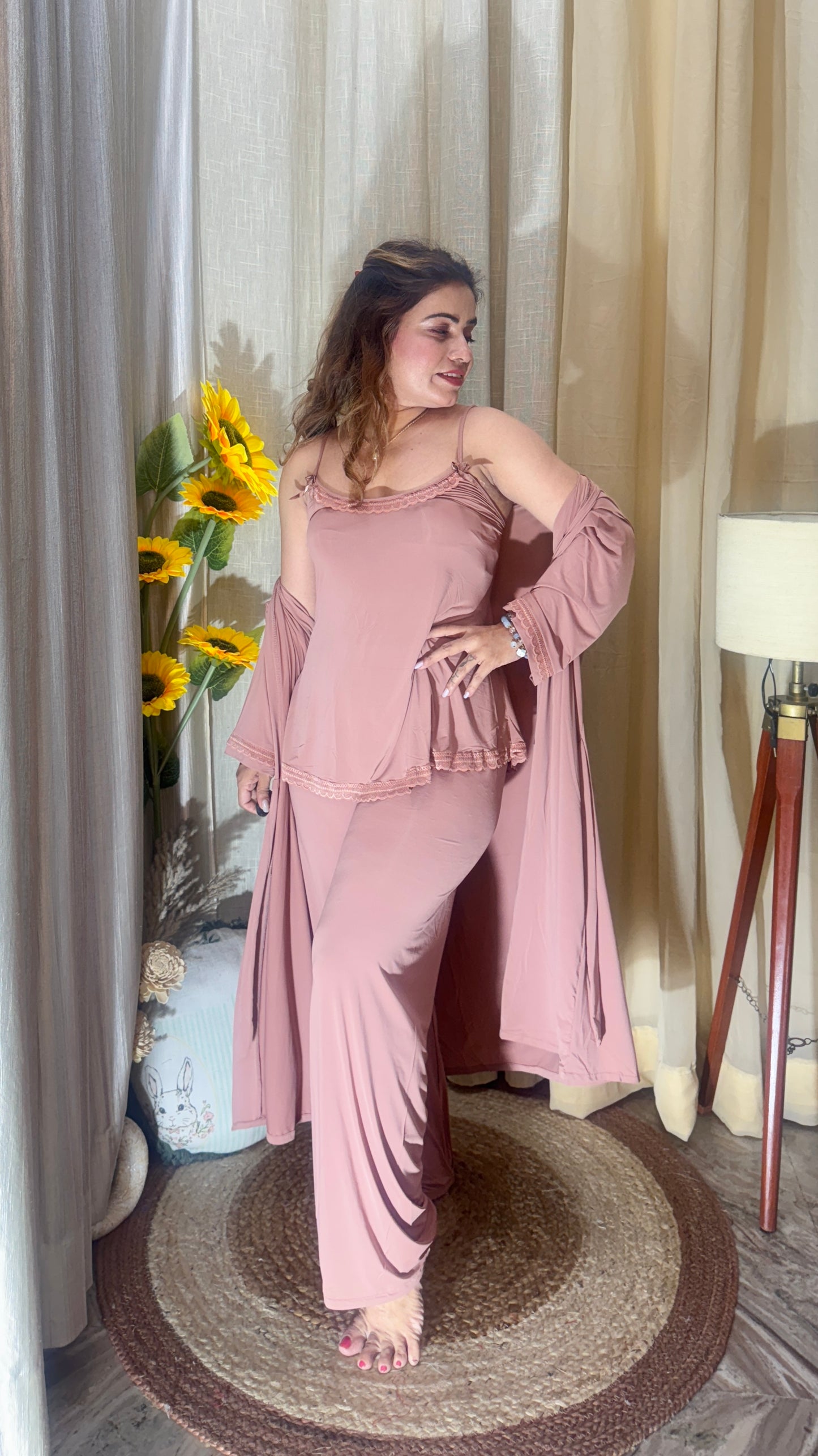 Luxury 3-Piece Nightwear Set