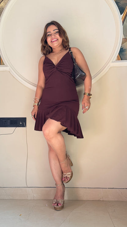 Ruffle Mini Dress