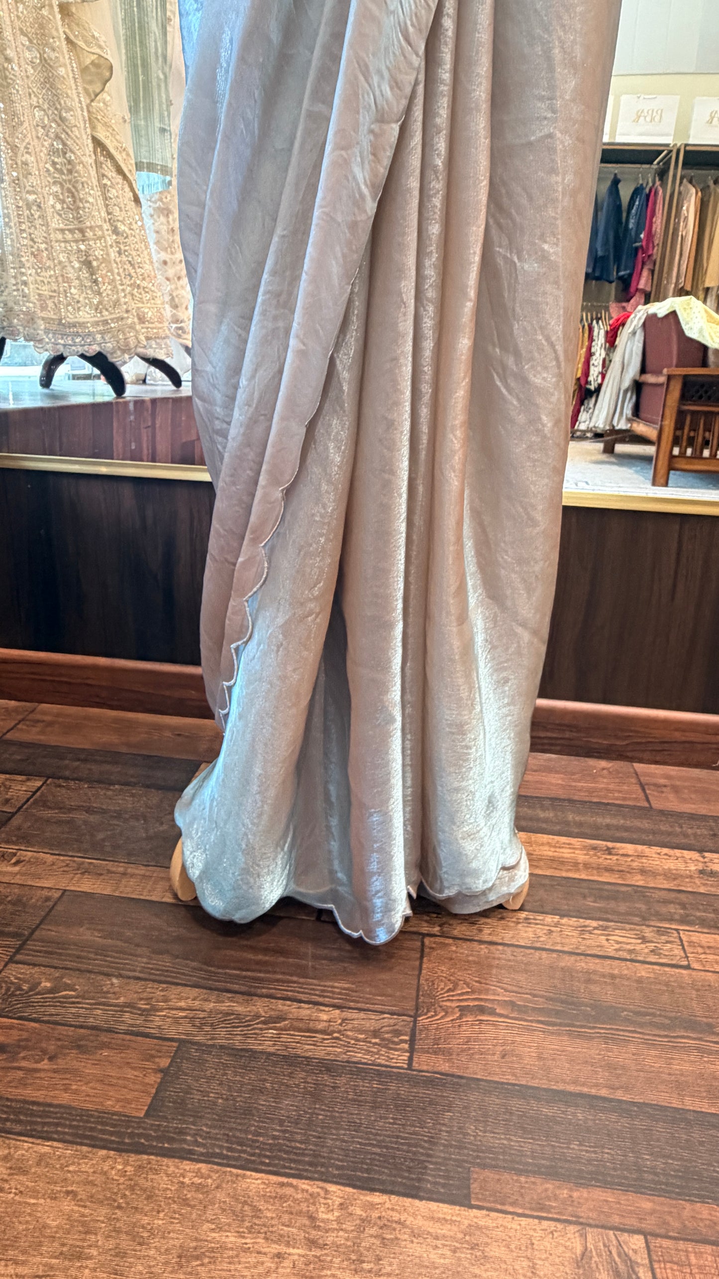 Luxury Cocktail Saree | Designer South Delhi Collection