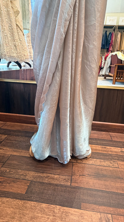Luxury Cocktail Saree | Designer South Delhi Collection
