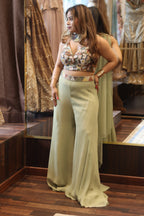 Embellished Indo-Western Sharara Set