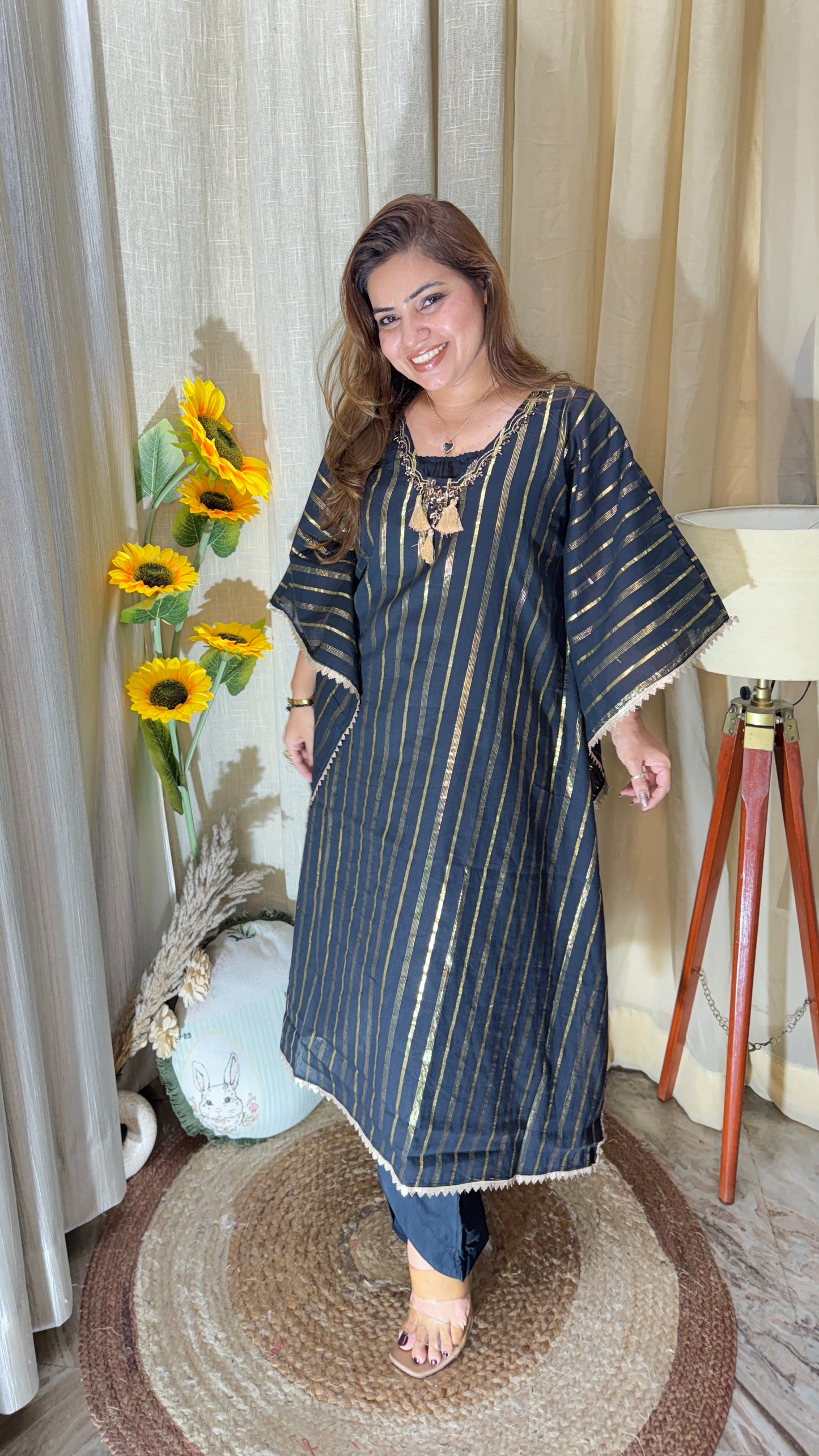 3pc Kaftan cotton cord set