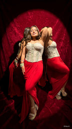 Corset & Drape Skirt Set