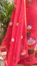 Hand-Painted Unstitched Suit Set