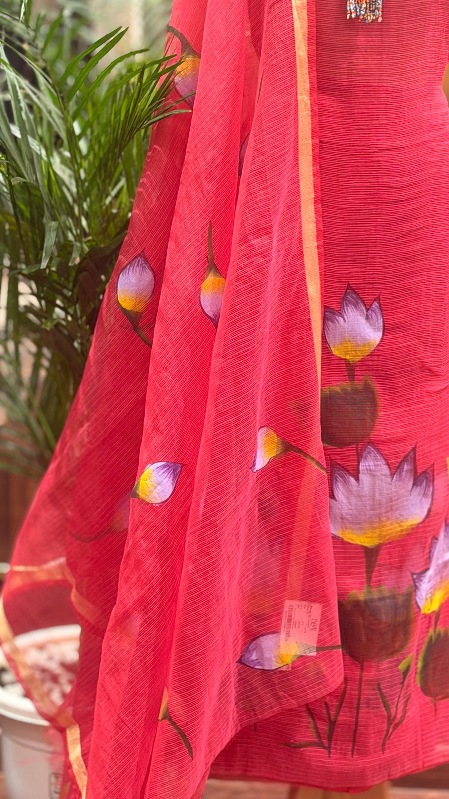 Hand-Painted Unstitched Suit Set