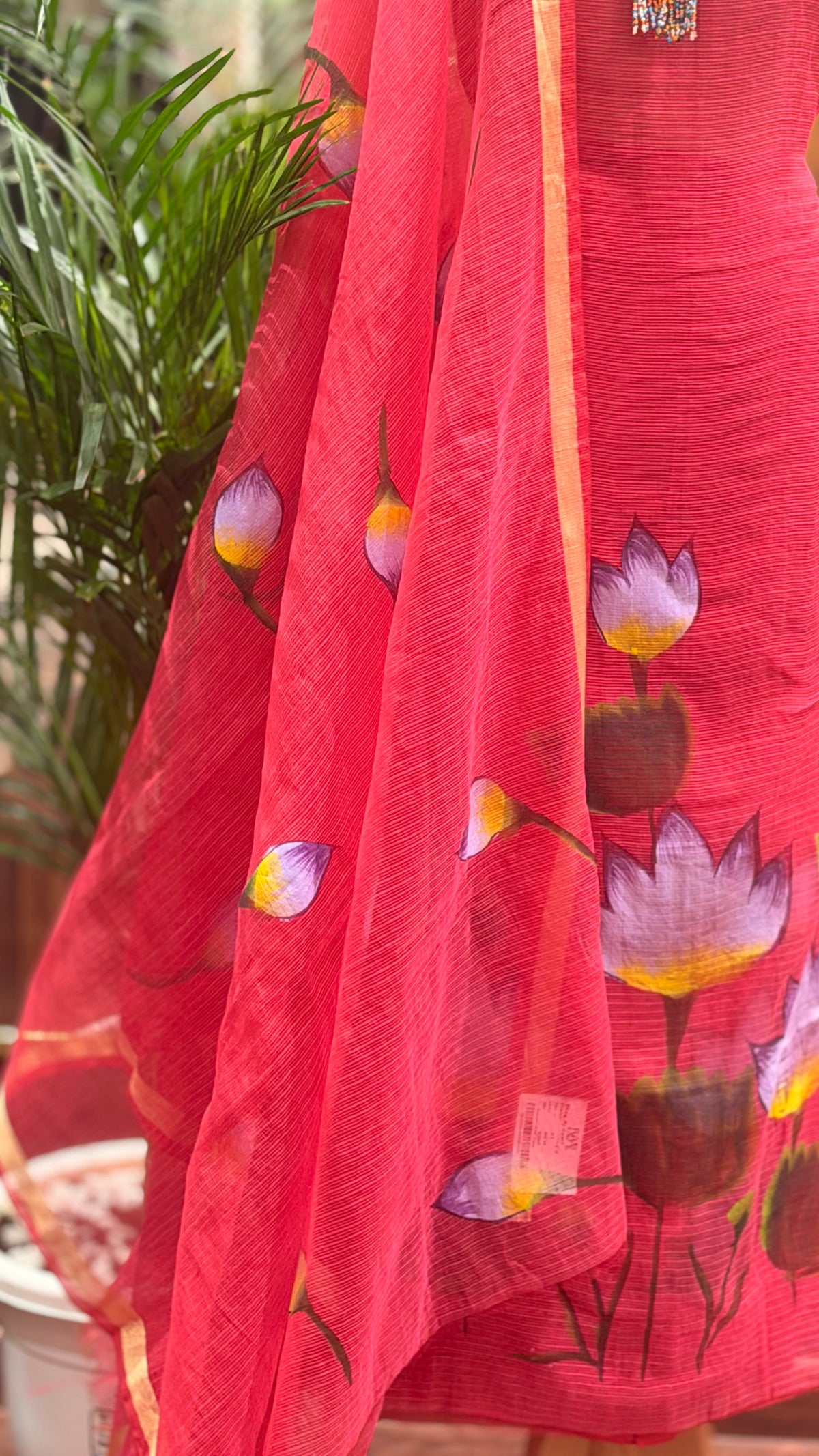 Hand-Painted Unstitched Suit Set