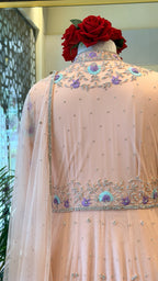 Floral Embroidered Anarkali Set