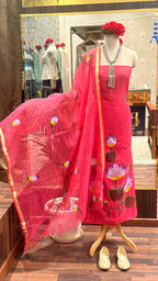 Hand-Painted Unstitched Suit Set