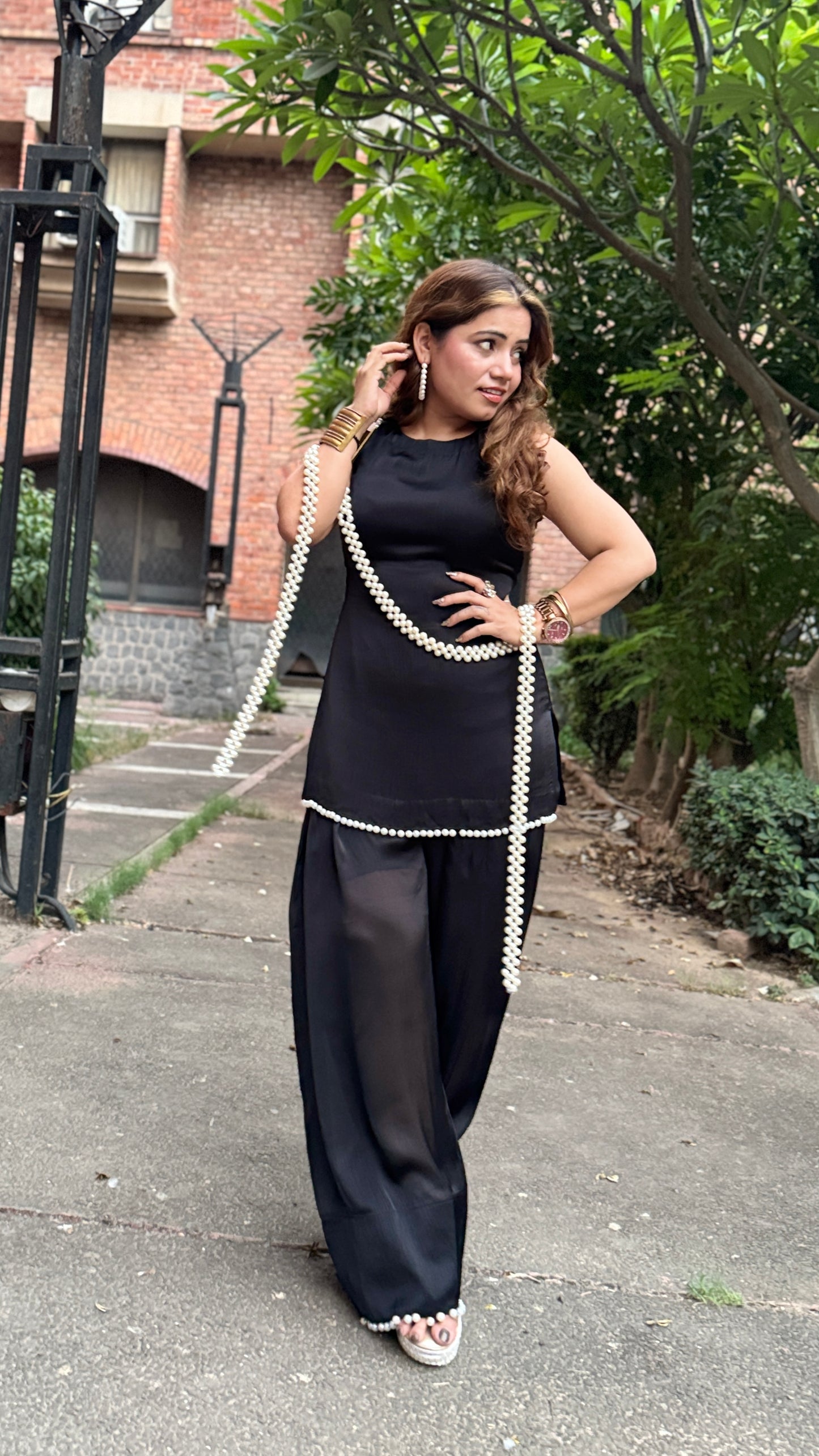 Classic Black Farsi Salwar Set