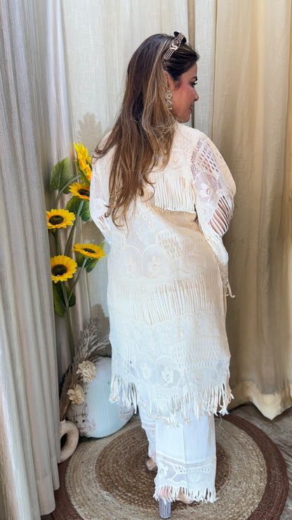 Boho-chic lace co-ord set
