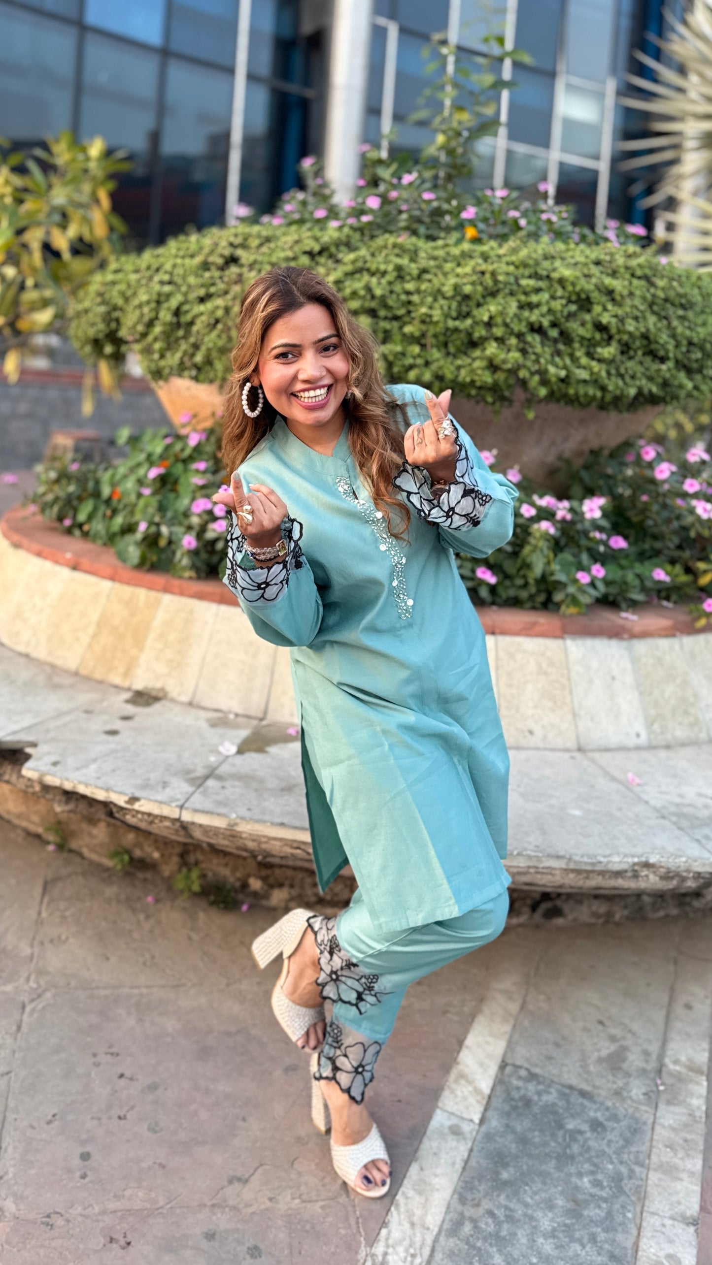 Chanderi Pakistani style corset