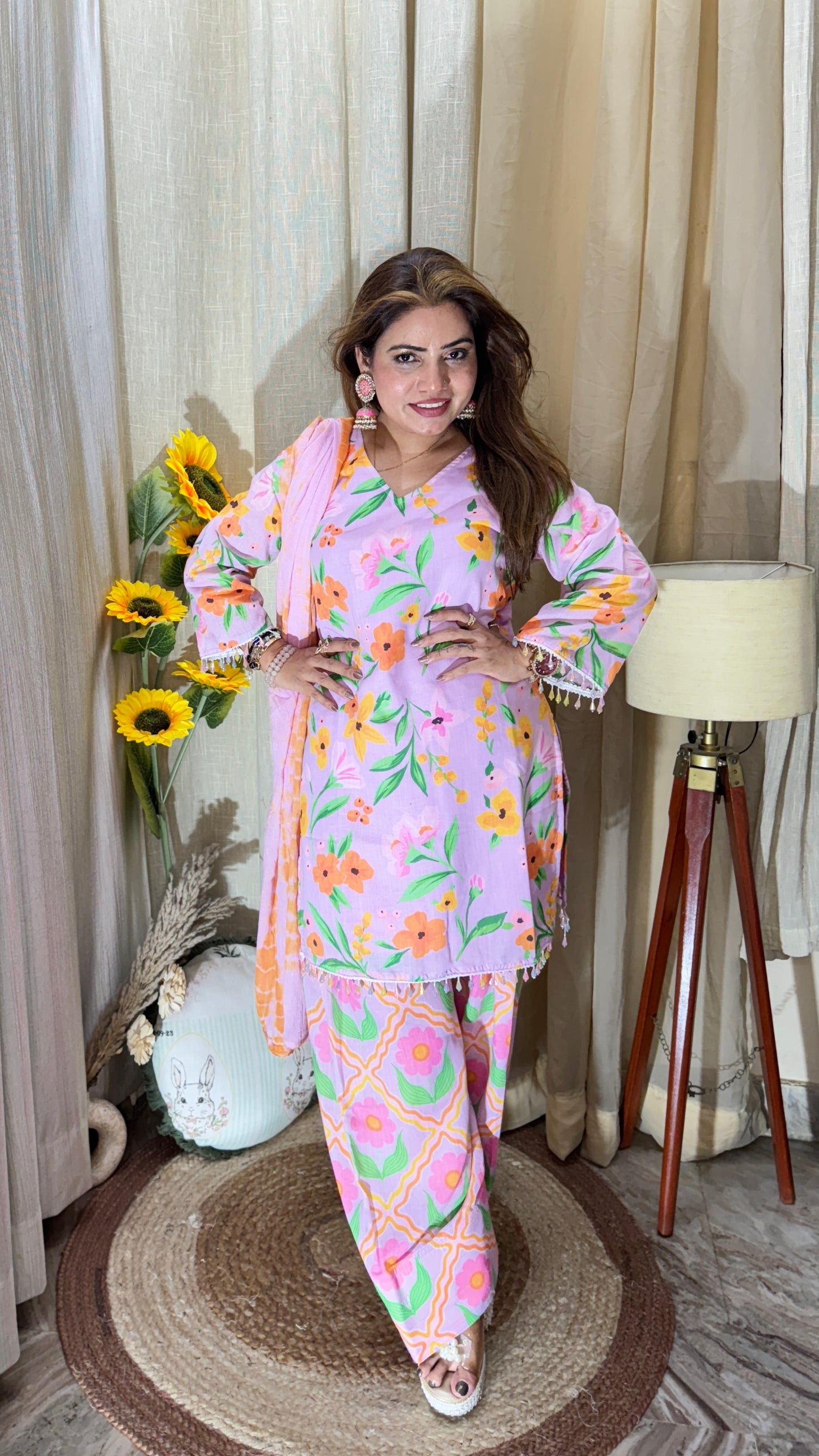 3pc farshi shalwar kuta set