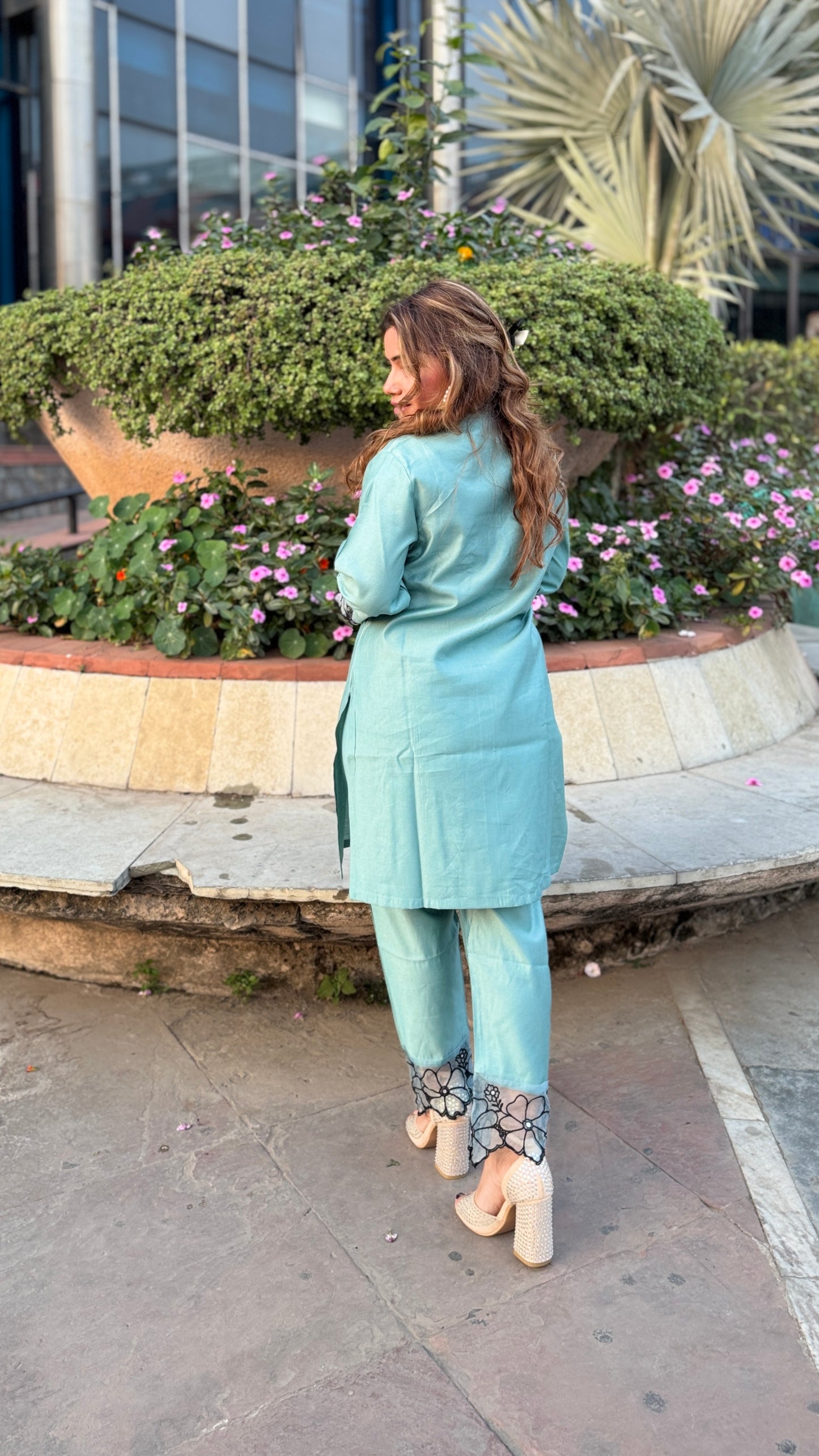 Chanderi Pakistani style corset