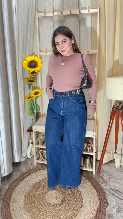 Winter Ribbed Full Sleeve Top