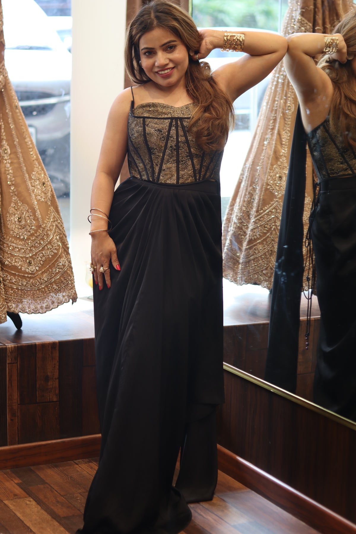 Concept Saree with Corset