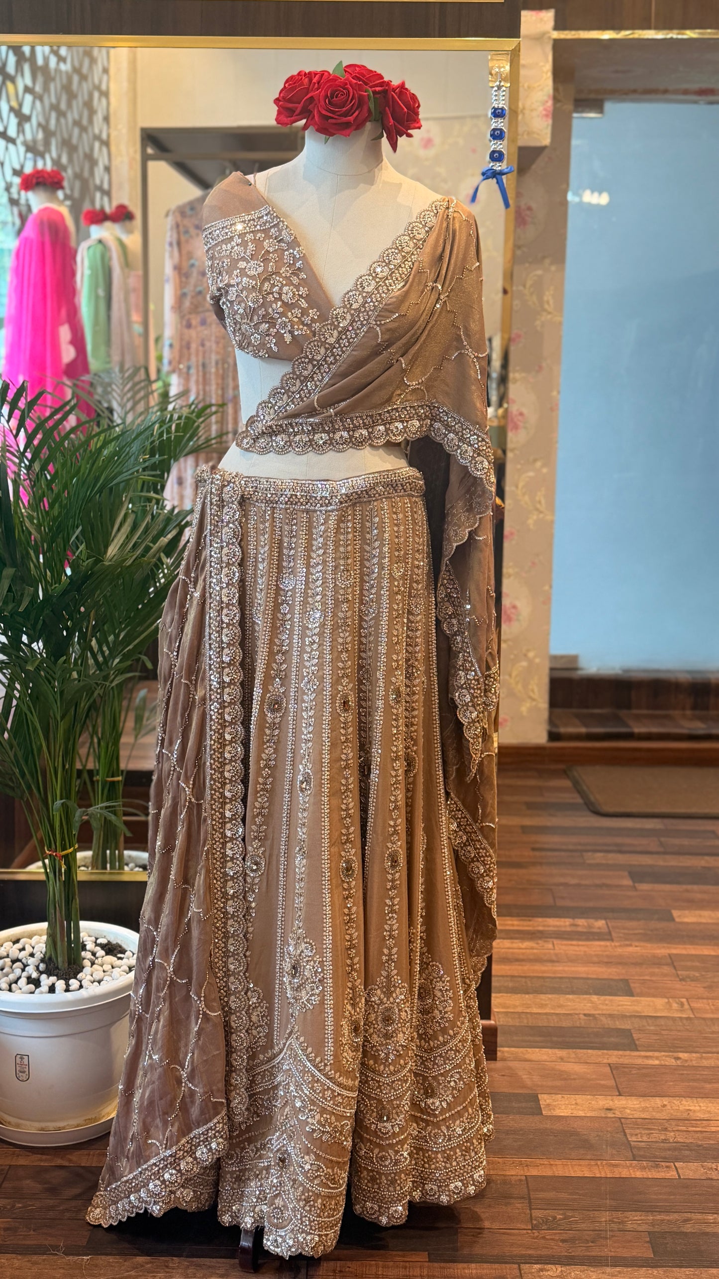 Embroidered Bridal Lehenga Set