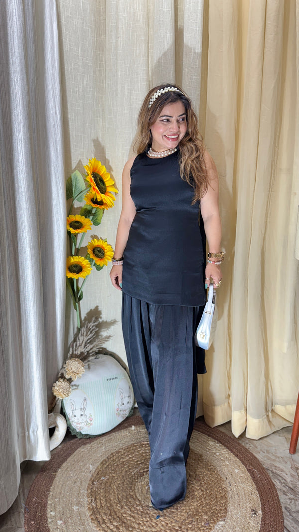 Midnight Luxe black farsi salwar suit