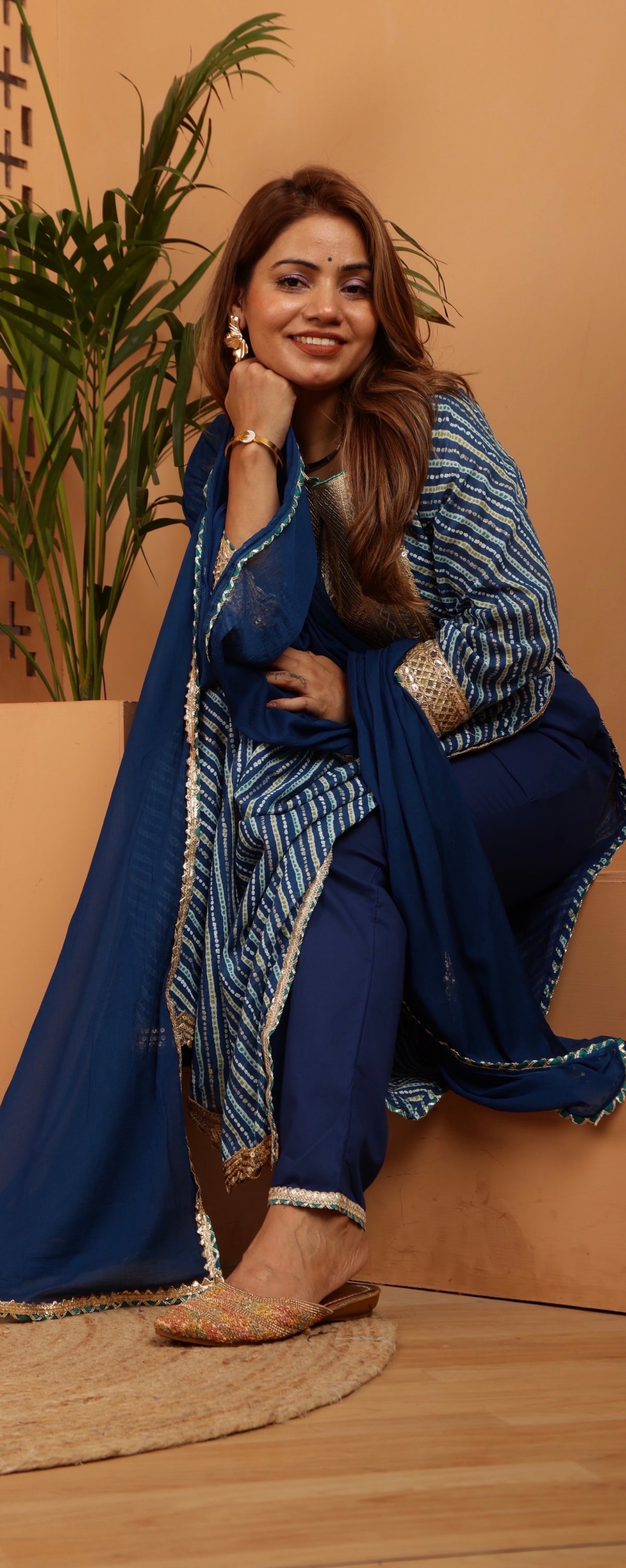 Bandhani print Suit set