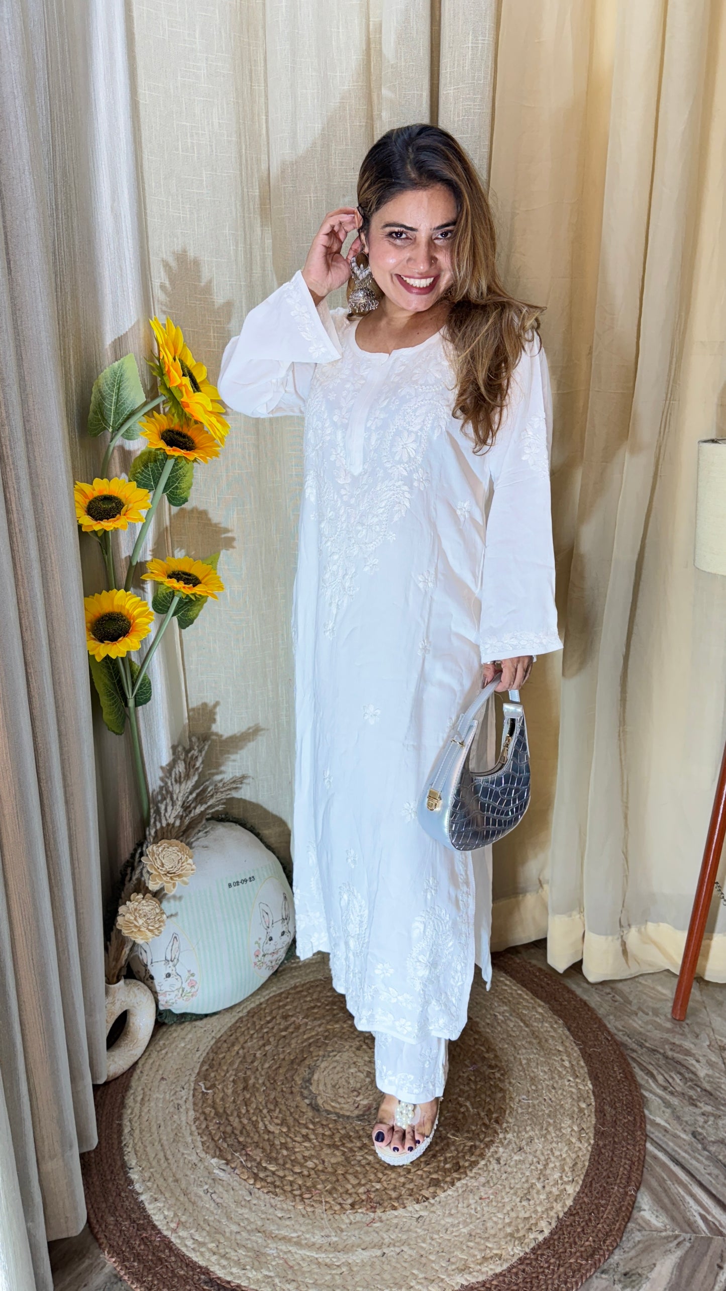 Chikankari kurta set