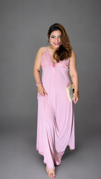 Long Nighty – Baby Pink Comfort Wear