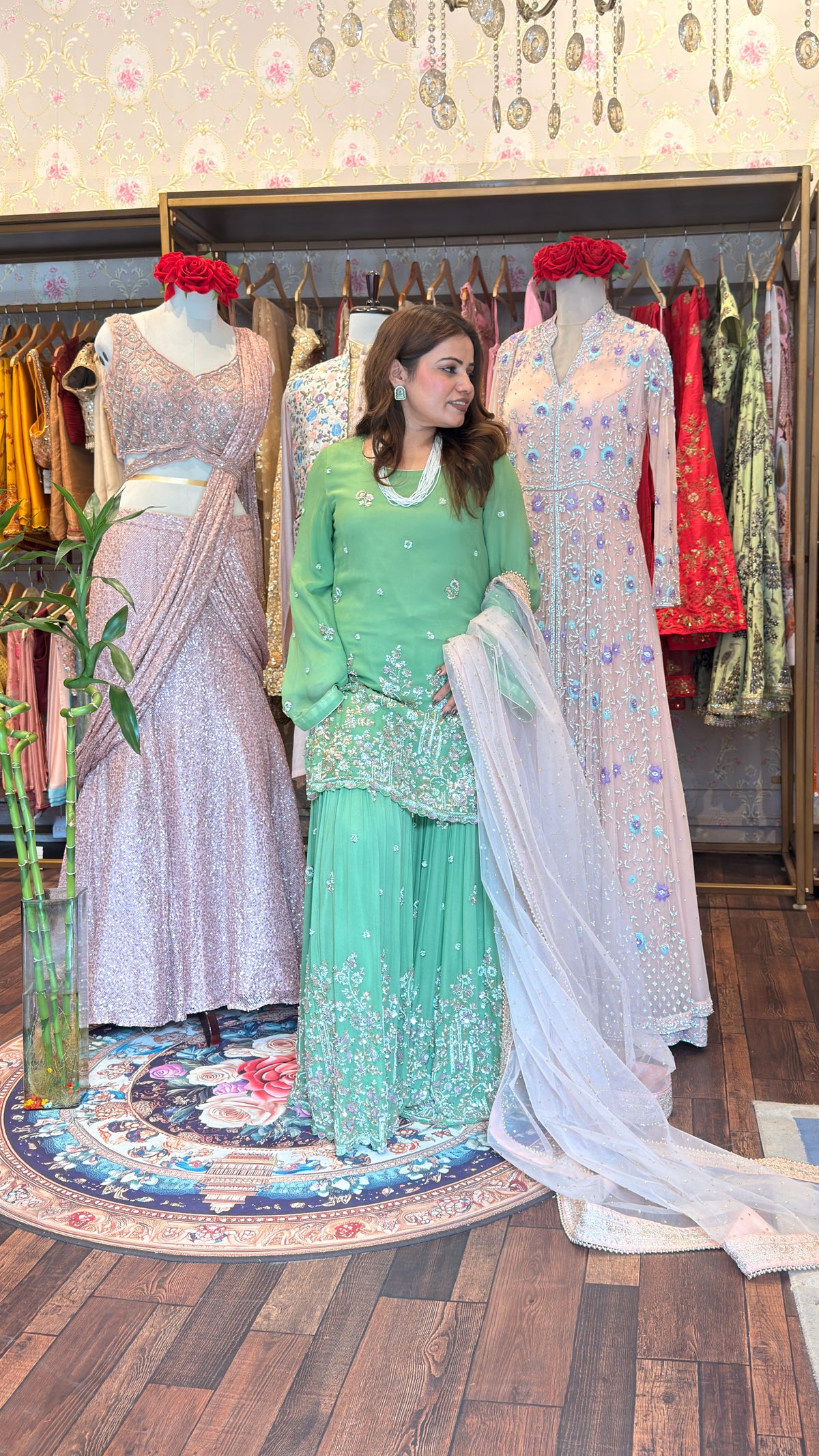 A Gorgeous Pure Georgette Garara Set