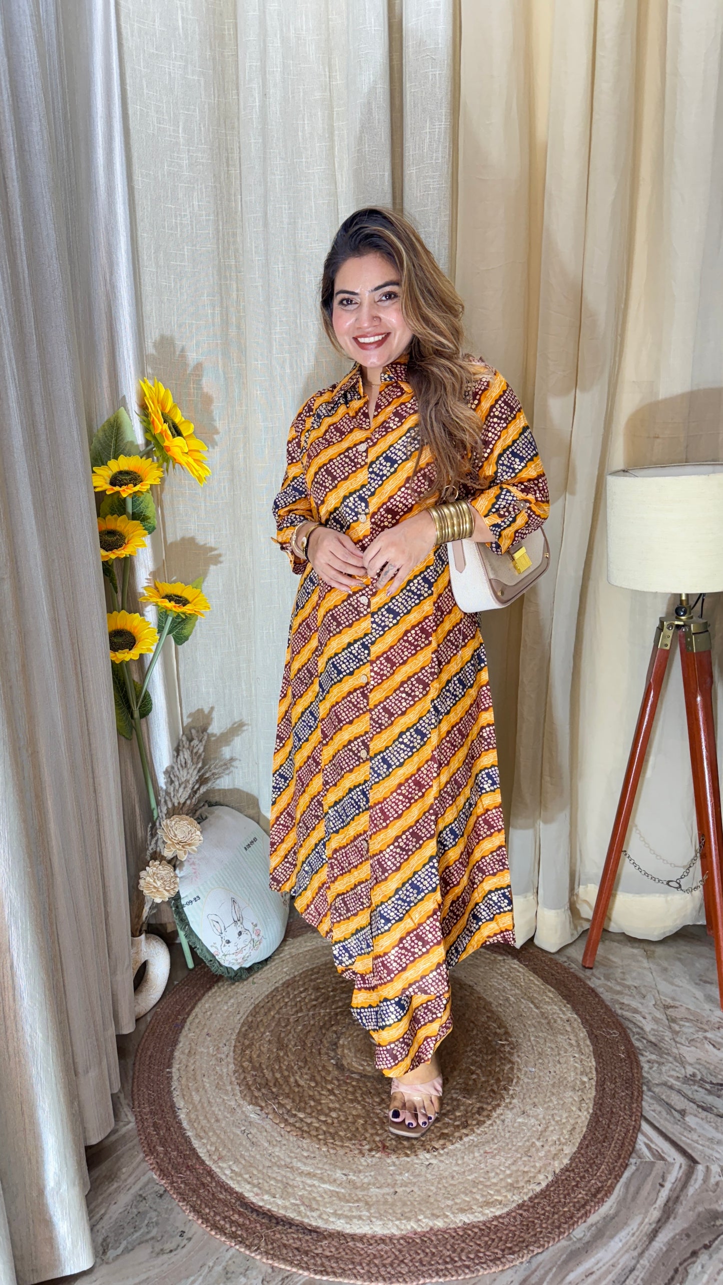 Cotton printed Kurta Pant Set