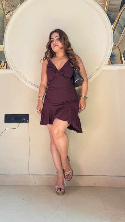 Ruffle Mini Dress