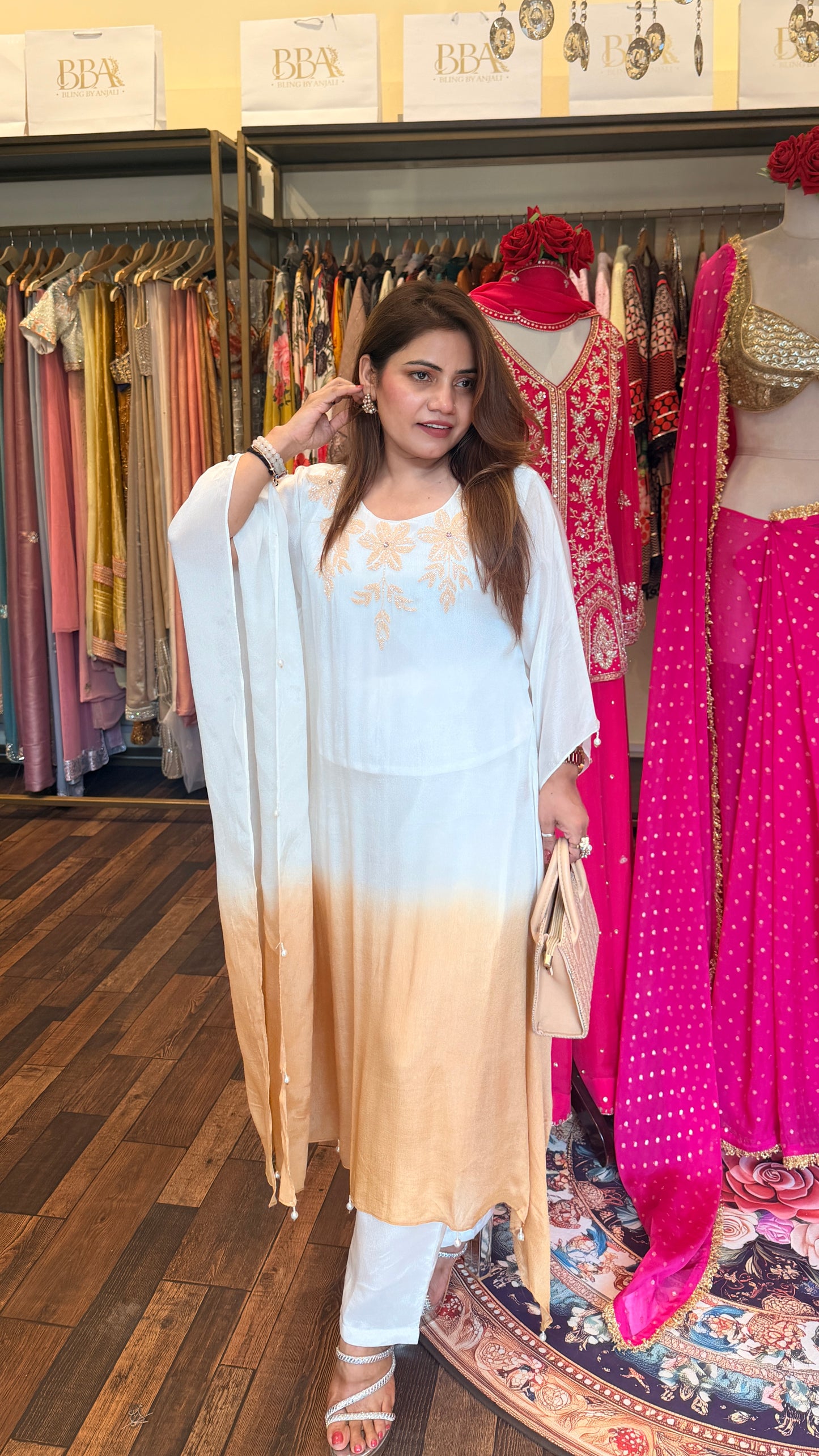 Ombre Embroidered Kurta Set | Resort Luxe Edit