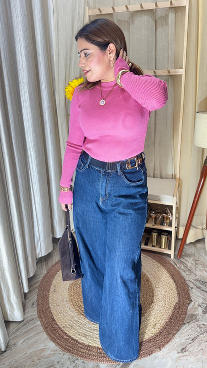 Winter Ribbed Full Sleeve Top