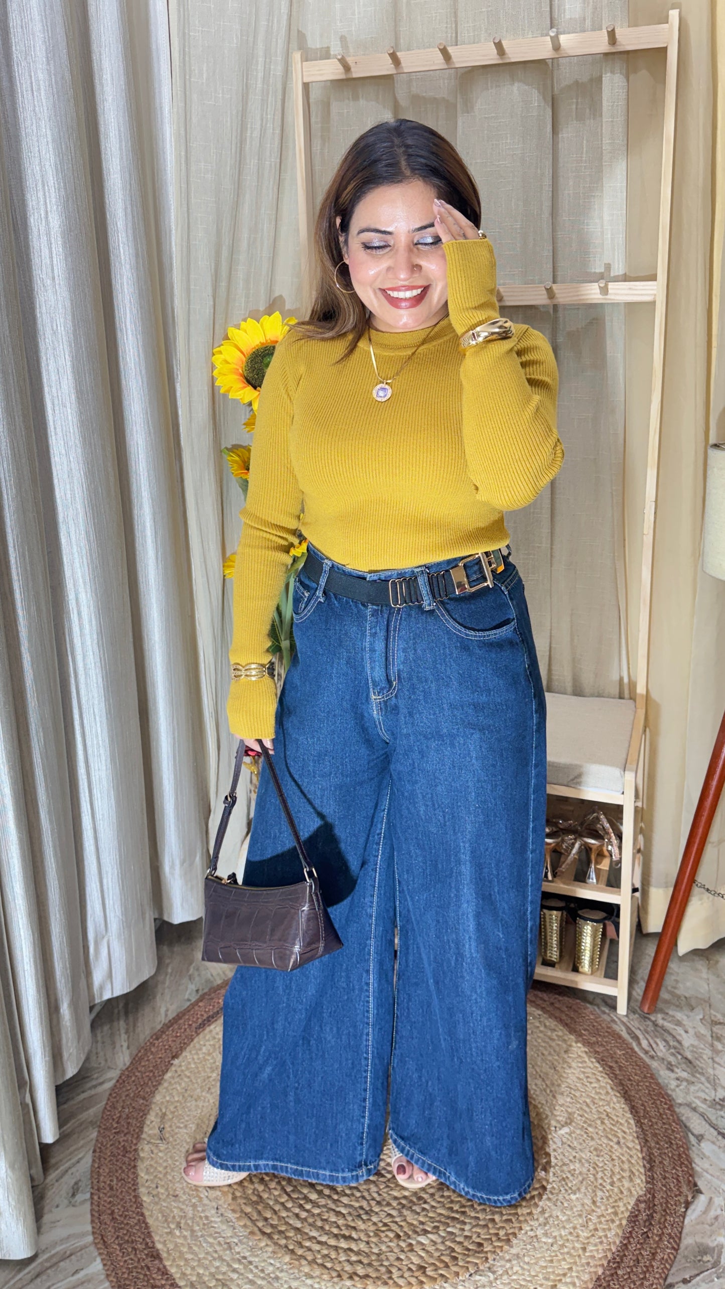 Winter Ribbed Full Sleeve Top