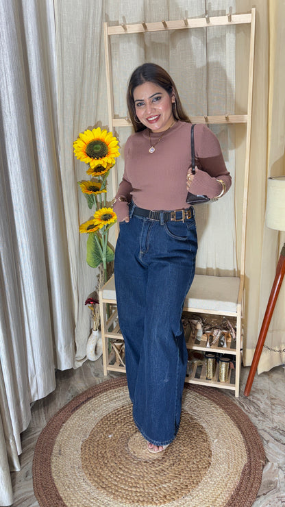 Winter Ribbed Full Sleeve Top
