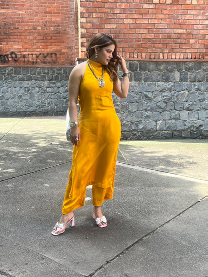 Indo-Western Kurti cord set
