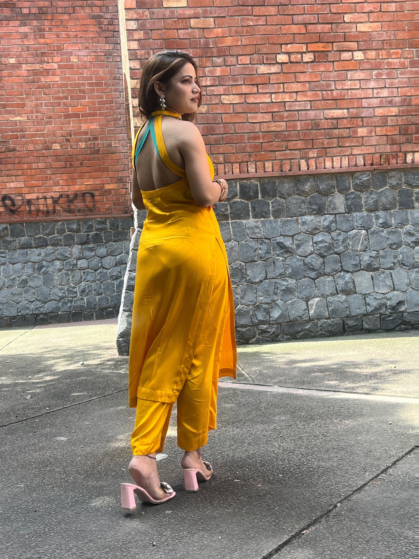 Indo-Western Kurti cord set